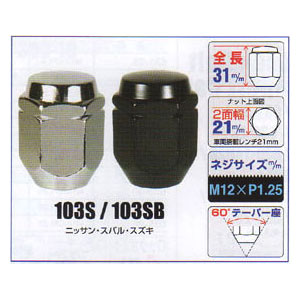 KYO-EI（協永産業）袋ナット【103/103B】21ｍｍ，M12×P1.25 | 正栄機工