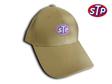 STP（エスティーピー）刺繍ロゴキャップ,帽子,ベージュ