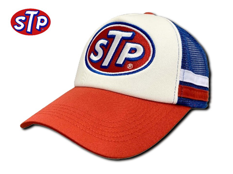 STP（エスティーピー）メッシュキャップ,帽子,レッド/トリコロール